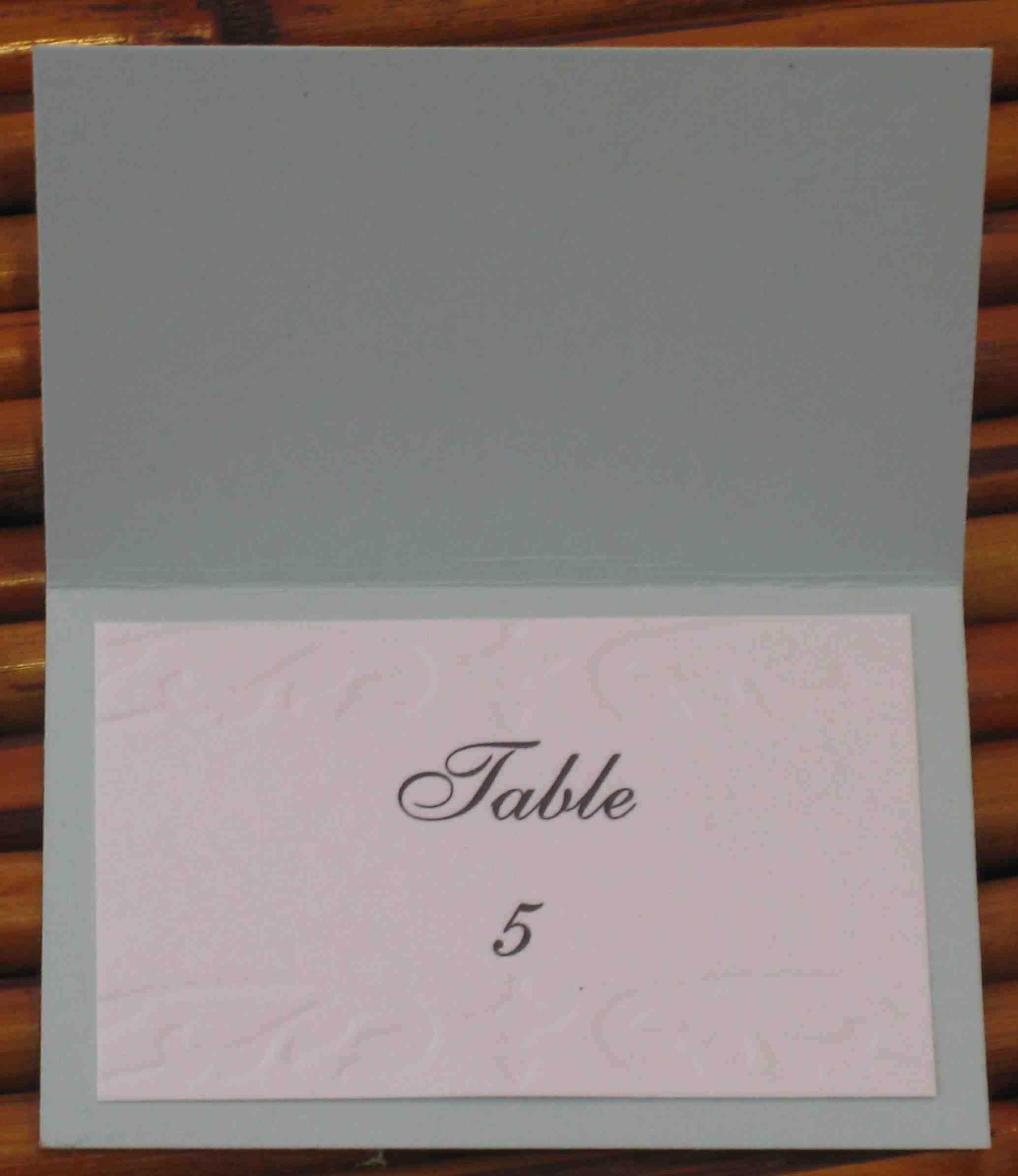 place card